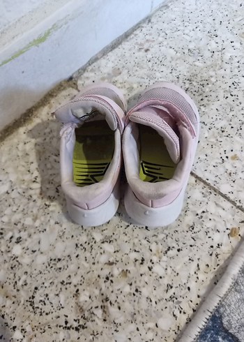 Kız Çocuk Pembe Cırtcırtlı Spor Ayakkabı - Görsel 3