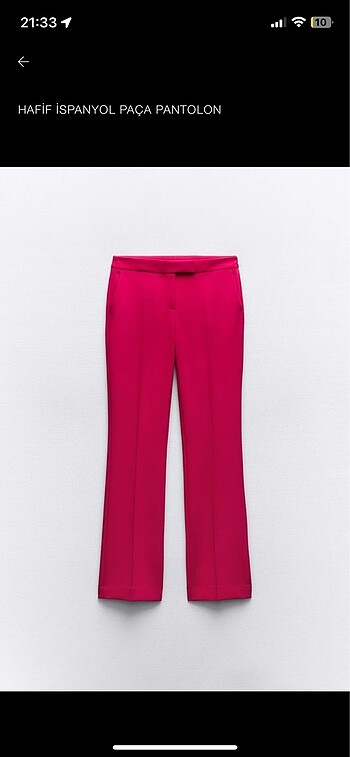 Zara Pantolon