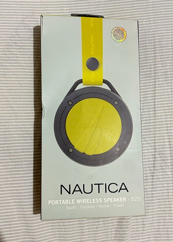 Nautica S20 Sarı Taşınabilir Kablosuz Hoparlör