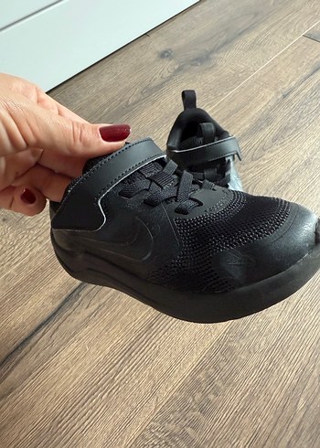 Erkek Çocuk Siyah Spor Ayakkabı Velcro - Görsel 3