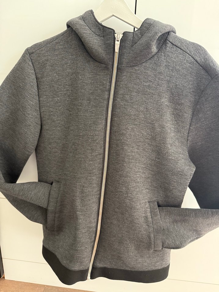 Erkek Zara Marka Gri Fermuarlı Sweatshirt - Görsel 3