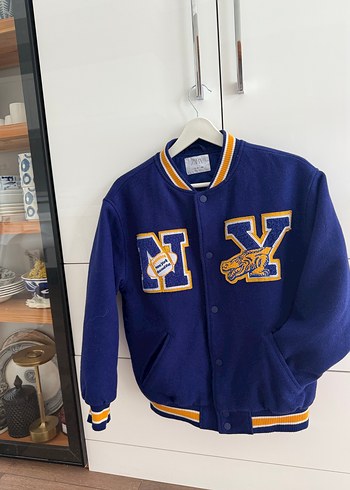 Erkek Çocuk Mavi Street Wear Ceket - Görsel 2