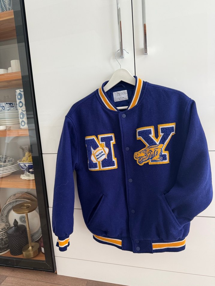 Erkek Çocuk Mavi Street Wear Ceket - Görsel 2