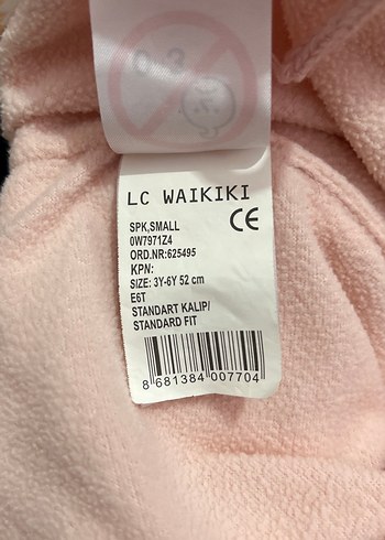 3-5 Yaş, 21 cm Beden pembe Renk Pembe Kürklü Çocuk Bere