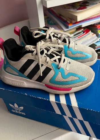 Renkli Adidas çocuk  Spor Ayakkabı - Görsel 2