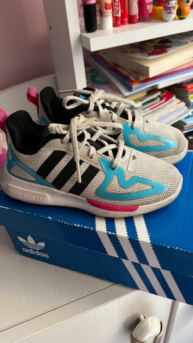 Renkli Adidas çocuk  Spor Ayakkabı - Görsel 2