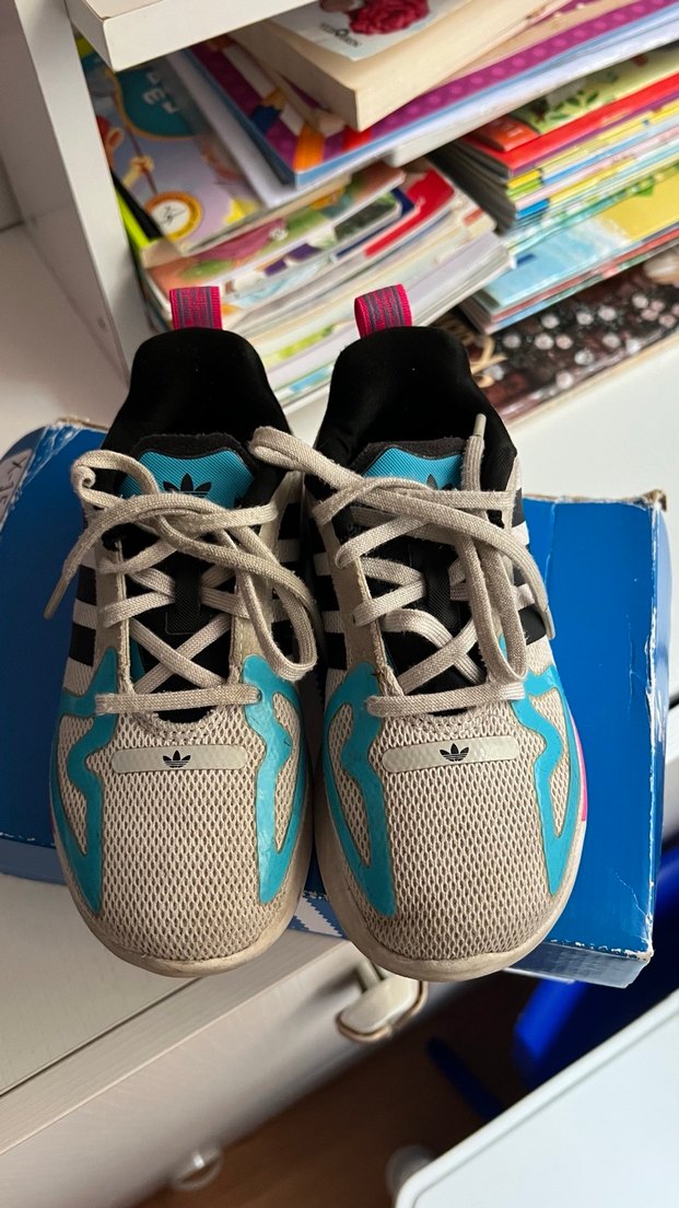 Renkli Adidas çocuk  Spor Ayakkabı - Görsel 3