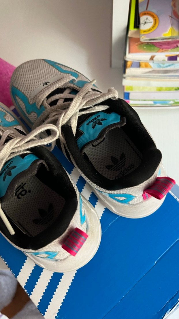 Renkli Adidas çocuk  Spor Ayakkabı - Görsel 4