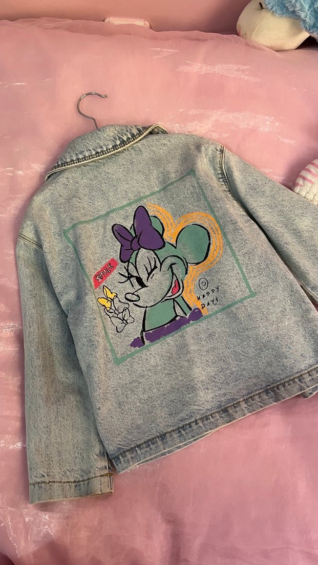 Düğmeli Midi Denim Kadın Ceket - Görsel 2