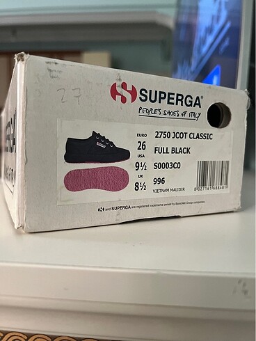 Orjinal superga 26 numara