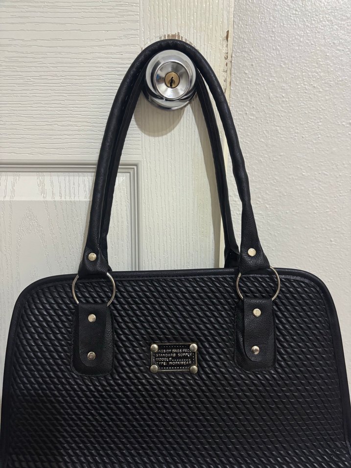 Siyah Deri Kadın Çanta - Görsel 2