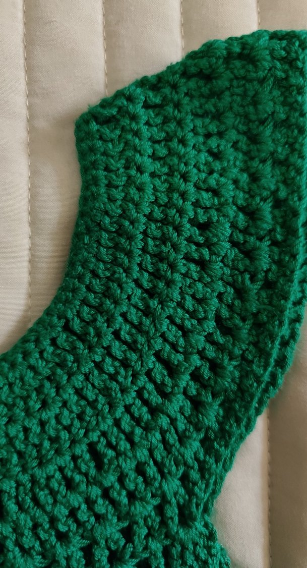 Kız Çocuk Yeşil Örgü Bolero - Görsel 3