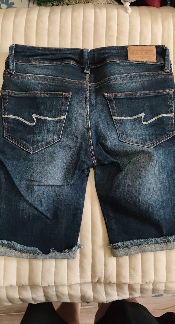 Mavi Kadın Denim Midi Şort - Görsel 3