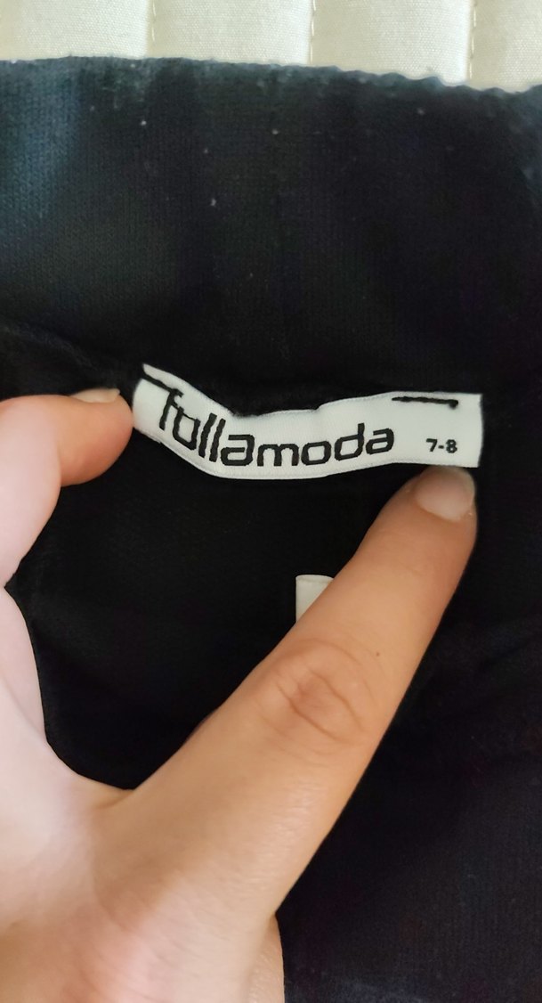 Kız Çocuk Pembe ve Siyah Baskılı Şort - Görsel 2