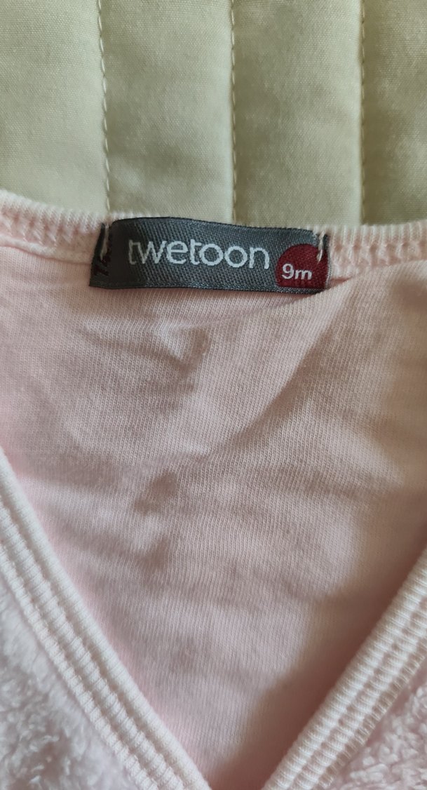 Pembe Örgü Bebek Kız Takımı - Görsel 2