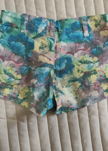 Düğmeli Bohem Mini Şort - Görsel 2