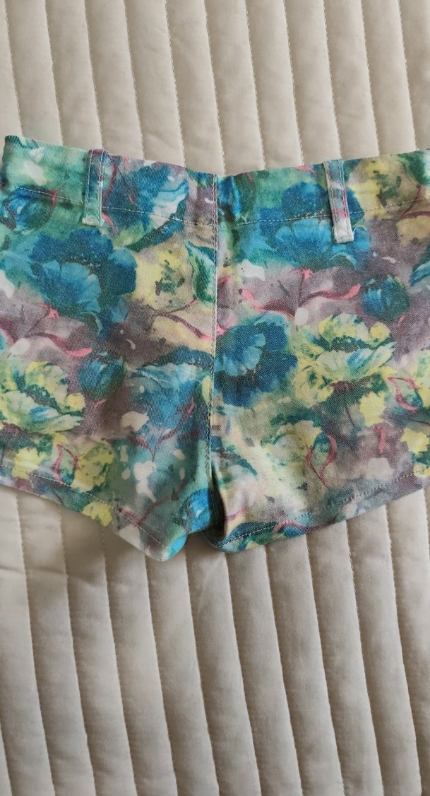 Düğmeli Bohem Mini Şort - Görsel 2