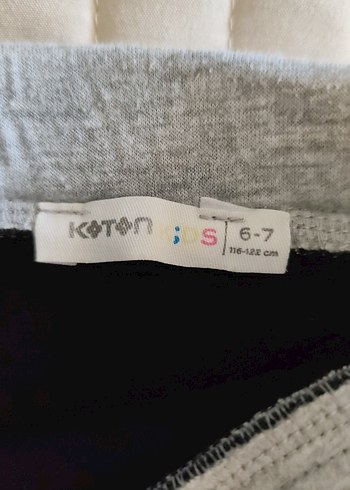 Koton Gri Mini Etek Fermuarlı ve Düz