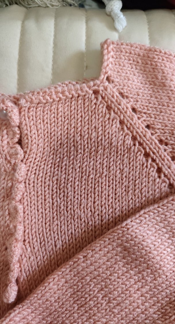 Pembe Triko kadife elbise Çocuk - Görsel 3