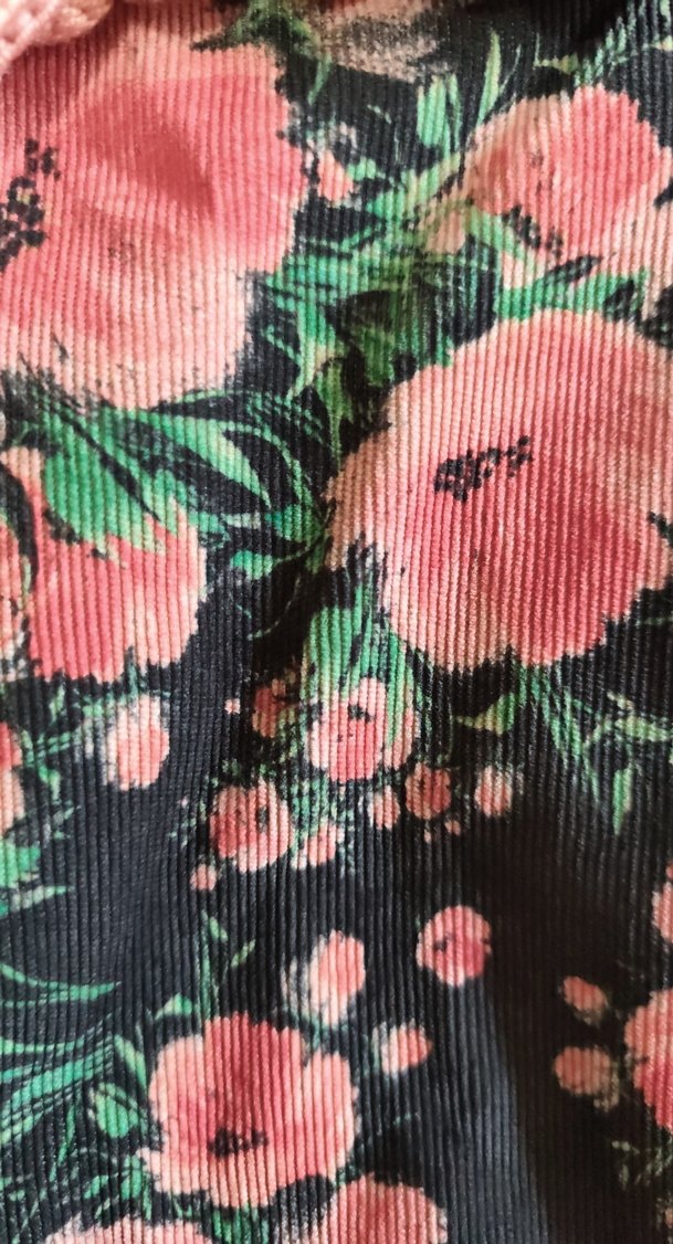 Pembe Triko kadife elbise Çocuk - Görsel 2