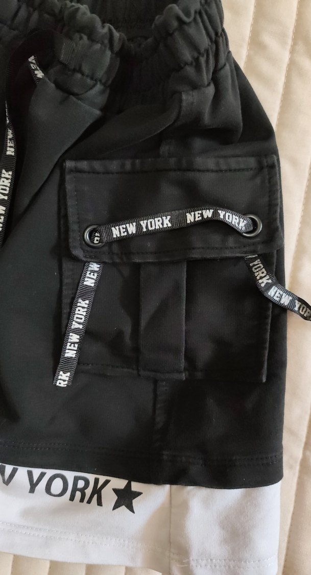 Kız Çocuk Siyah Street Wear Kemerli Etek - Görsel 2