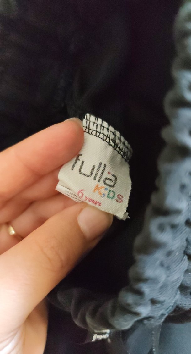 Kız Çocuk Siyah Street Wear Kemerli Etek - Görsel 3