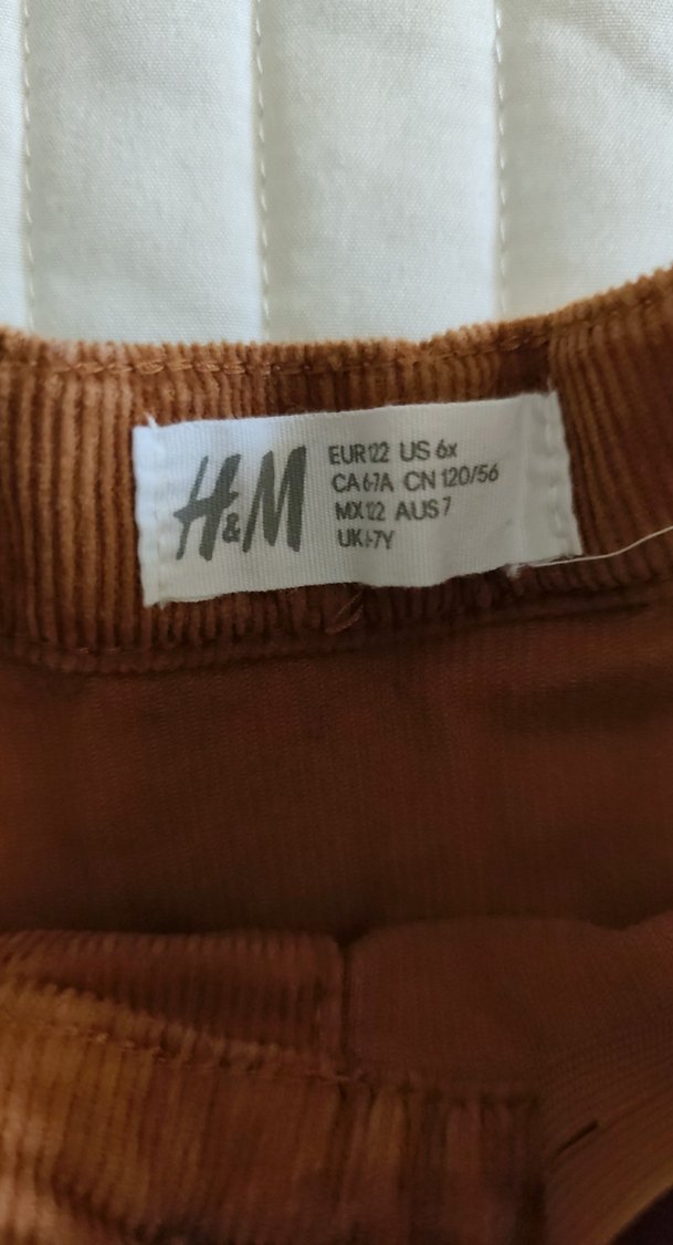 Düğmeli Kahverengi kadife Mini Etek - Görsel 2