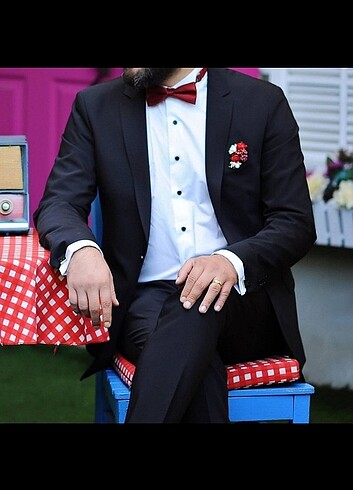 Damatlık smokin takım