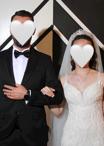 Zarif İşlemeli Balık Model Gelinlik - Görsel 5