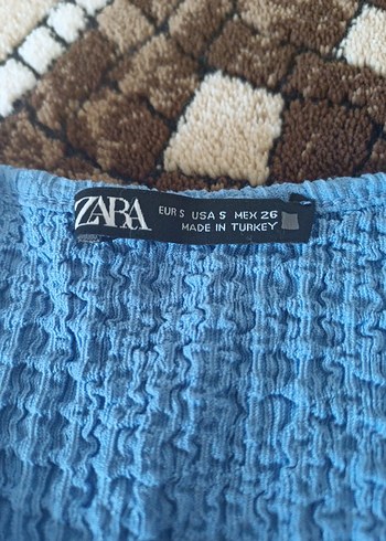 s Beden Zara burumcuk kumas bluz