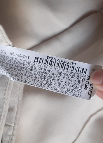 ZARA BEJ PANTOLON