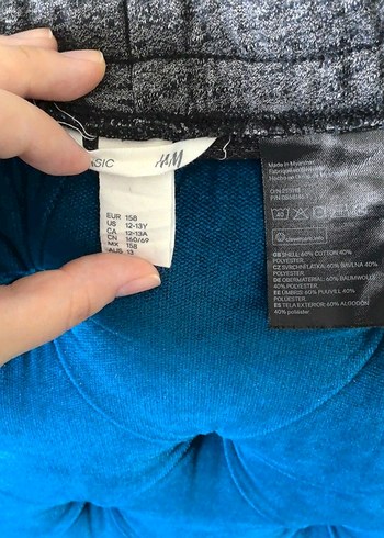 10 Yaş Beden Gri Pamuklu Erkek Çocuk Mini Şort