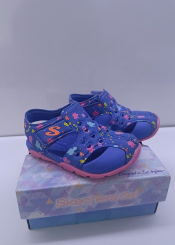 Skechers Desenli Kız Çocuk Terlik Sandalet - Görsel 5