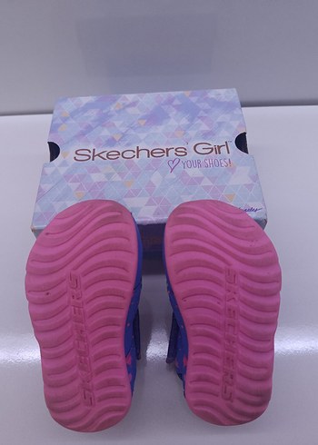 Skechers Desenli Kız Çocuk Terlik Sandalet - Görsel 6