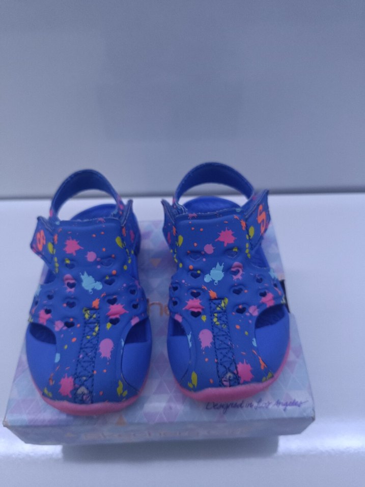 Skechers Desenli Kız Çocuk Terlik Sandalet - Görsel 3