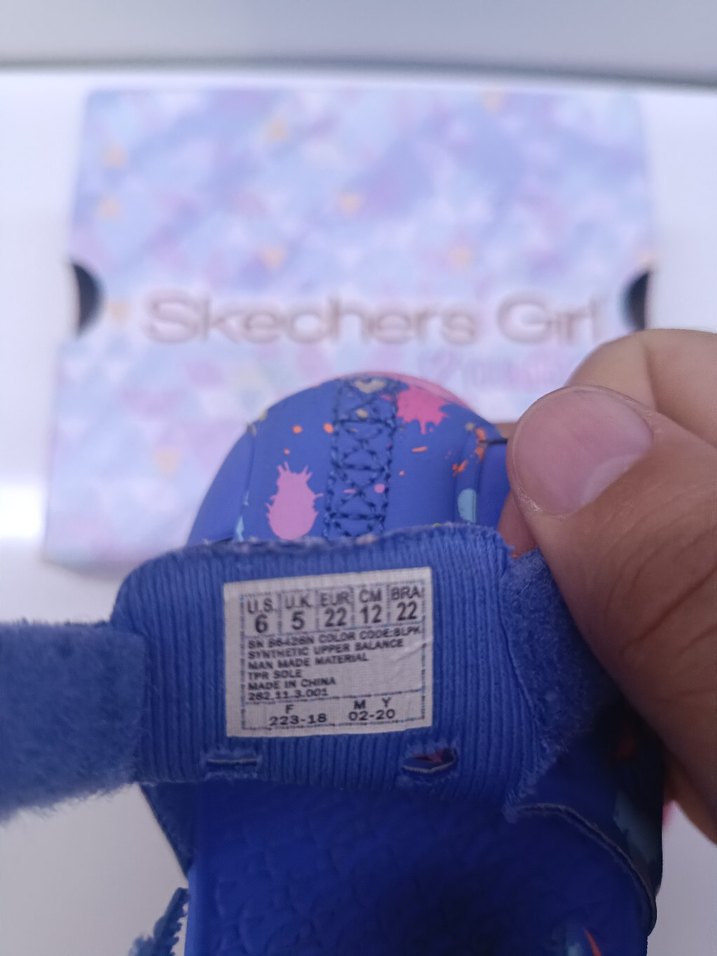 Skechers Desenli Kız Çocuk Terlik Sandalet - Görsel 2