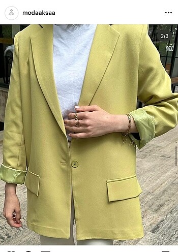 Bershka Blazer ceket ( yağ yeşili)