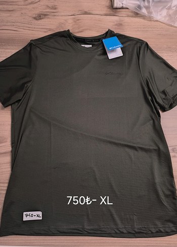Columbia yeşil Kısa Kollu Erkek Tişört XL