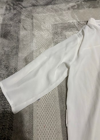 Zincir Detaylı Beyaz cocuk Gömlek - Görsel 5