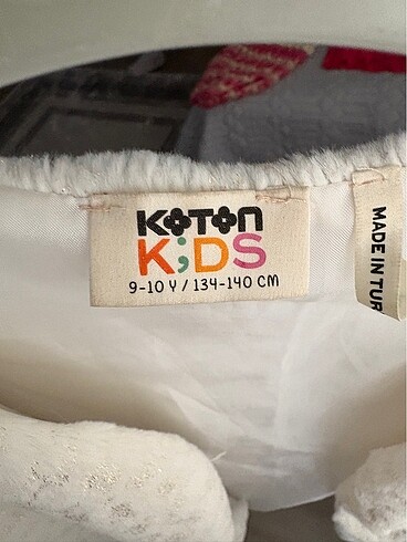Koton kiz cocuk beyaz yelek