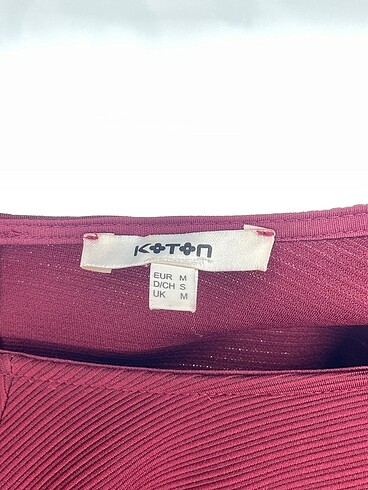 m Beden bordo Renk Koton Kısa Elbise %70 İndirimli.