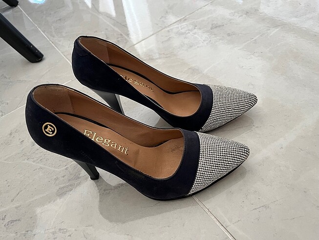Diğer Taşlı lacivert stiletto