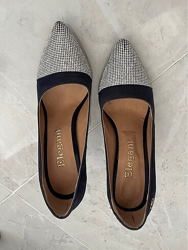 36 Beden Taşlı lacivert stiletto
