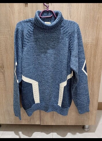 l/xl Beden Erkek boğazlı kazak