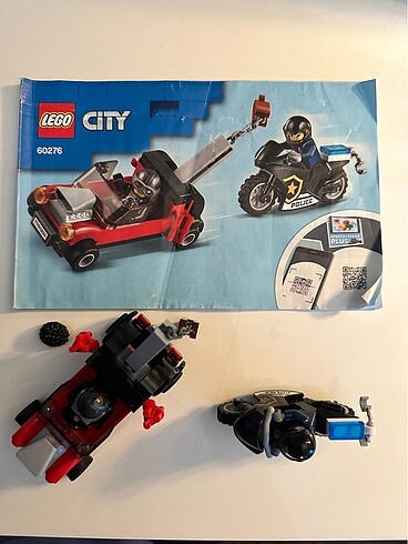 LEGO City Hırsız-Polis araclı kovalama