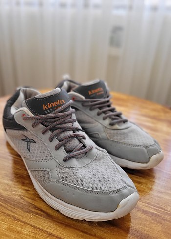 Gri Kinetix Spor Ayakkabı Bağcıkları - Görsel 2