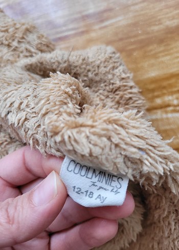 Bej Kürklü Bebek Tulumu - Görsel 3