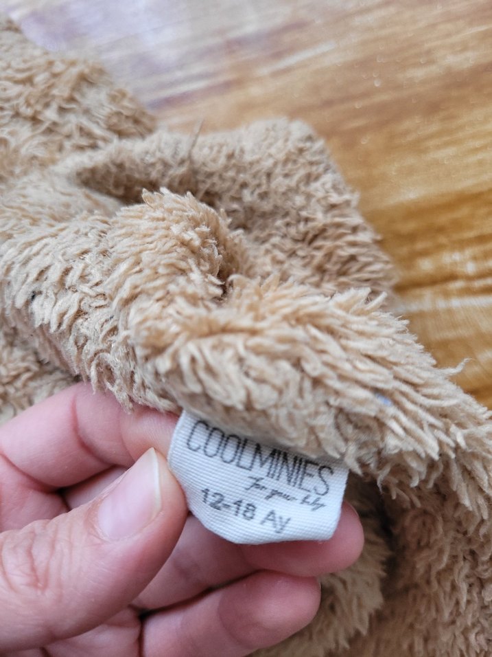 Bej Kürklü Bebek Tulumu - Görsel 3