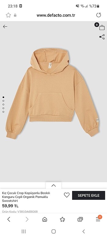 6 7 ya kız çocuk sweatshirt