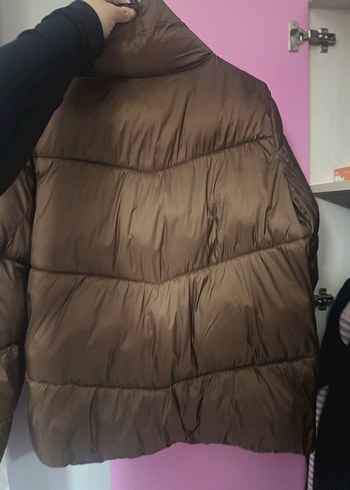 Kahverengi Kadın Kışlık Mont - Görsel 3